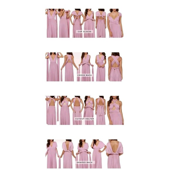 Lulus Tricks of the Trade Convertible Wrap Maxi Dress Medium Dark Gray Halter - Picture 7 of 16